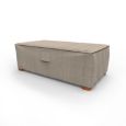 Picture of Medium Outdoor Ottoman/Coffee Table Cover - Signature Tan Tweed