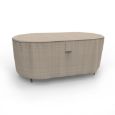 Picture of Oval Table Covers 60 in Long - Signature Tan Tweed