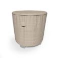 Picture of Round Bar Table Covers - Signature Tan Tweed