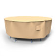 Picture of Medium Round Table and Chairs Combo Covers - Signature Tan