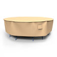 Picture of Extra Large Round Table and Chairs Combo Covers - Select Tan