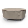 Picture of Medium Round Table and Chairs Combo Covers - Signature Tan Tweed