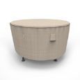 Picture of Round Table Covers 48 in Diameter - Signature Tan Tweed