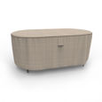 Picture of Oval Table Covers 72 in Long - StormBlock™ Signature Black Ivory