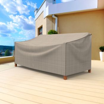 Picture of Medium Outdoor Sofa Cover - Signature Tan Tweed