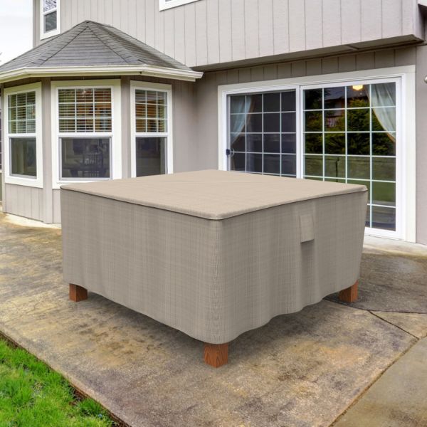 Picture of Square Table Covers 60 in Long - Signature Tan Tweed