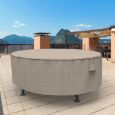 Picture of Round Table Covers 72 in Diameter - Signature Tan Tweed