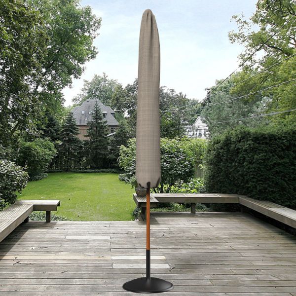 Picture of 71 in High Medium Umbrella Covers - Tan Tweed