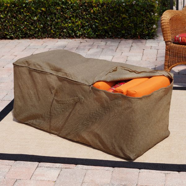 Picture of 2 Chaise or 4 Standard - Patio Cushion Storage Bag - Tan Tweed