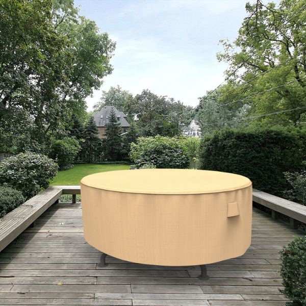Picture of Round Table Covers 72 in Diameter - Signature Tan