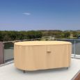 Picture of Oval Table Covers 60 in Long - Signature Tan