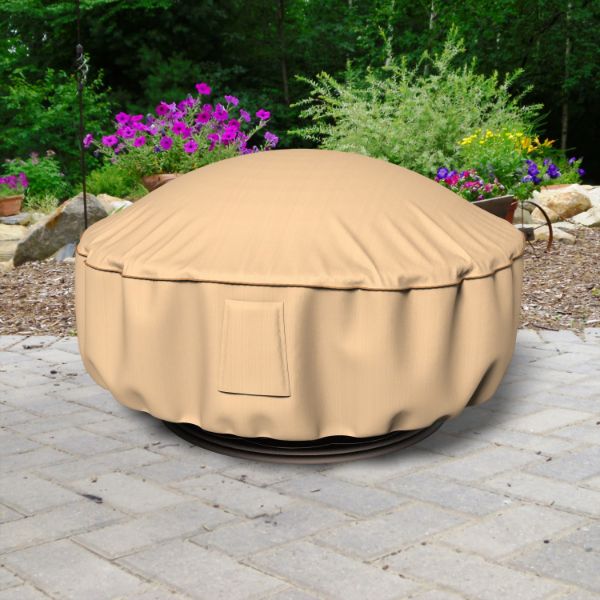 Picture of 36 in Diameter Fire Pit Covers - Signature Tan