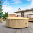 Picture of Extra Large Round Table and Chairs Combo Covers - Select Tan