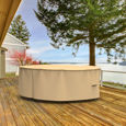 Picture of Medium Round Table and Chairs Combo Covers - Select Tan