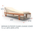 Picture of Medium Outdoor Chaise Lounge Cover - Select Tan