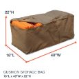 Picture of 2 Chaise or 4 Standard - Patio Cushion Storage Bag - Tan Tweed