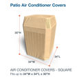Picture of Square Air Conditioner Covers - Select Tan