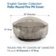 Picture of 36 in Diameter Fire Pit Covers - Tan Tweed