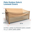 Picture of Extra Large Outdoor Sofa Cover - Classic