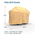 Picture of 55 in Wide Grill Covers - Classic