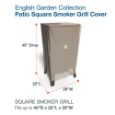 Picture of Square Smoker Grill Covers - Signature Tan Tweed