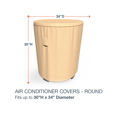 Picture of Round Air Conditioner Covers - StormBlock™ Signature Tan
